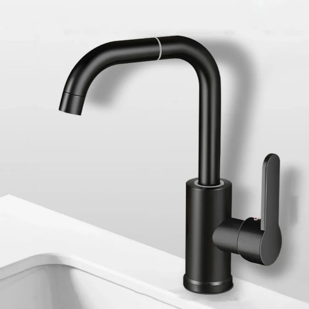 STARON Bathroom Basin Mixer Bathroom Basin Faucet 720° Rotatable for Sinks Stainless Steel Hot and Cold Mixer Tap Accessories