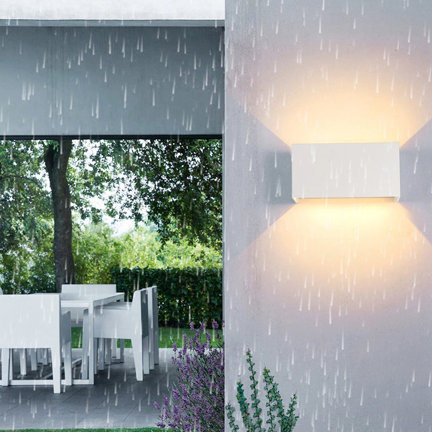 Nordic Modern Wall Light 12W 24W IP65 Waterproof LED Lamps Indoor Outdoor Wall Sconce Living Room Porch Bedroom Wall Lamp