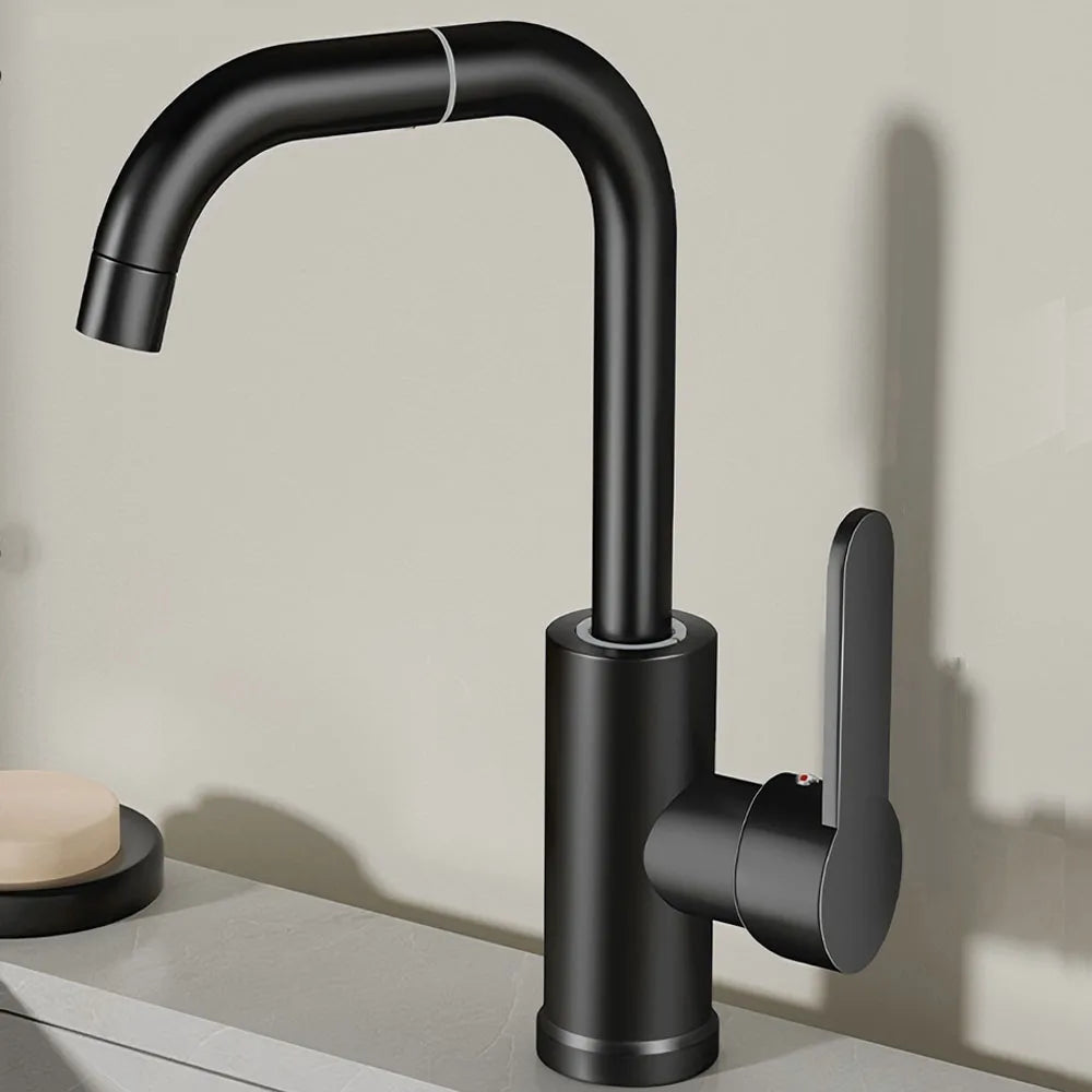 STARON Bathroom Basin Mixer Bathroom Basin Faucet 720° Rotatable for Sinks Stainless Steel Hot and Cold Mixer Tap Accessories