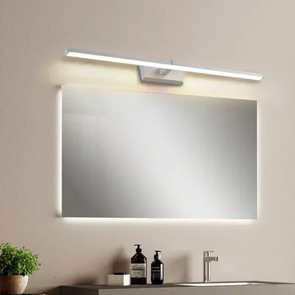 Modern LED Wall Lamp Mirror Decor Lighting 60/80/100Cm Long Strip Light for Bedroom Bathroom Washroom Kitchen Indoor Luminaires