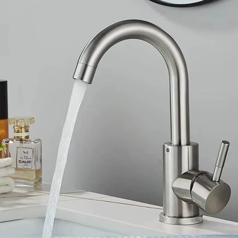 Bathroom Basin Mixer Matt Black/Brushed Nickel Range for Sinks Stainless Steel Hot and Cold Mixer Tap Accessories