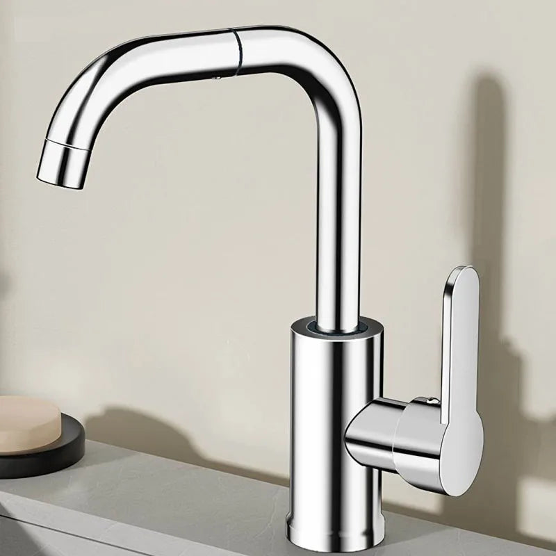 STARON Bathroom Basin Mixer Bathroom Basin Faucet 720° Rotatable for Sinks Stainless Steel Hot and Cold Mixer Tap Accessories